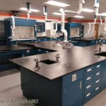 Steel metal lab casework cabinets