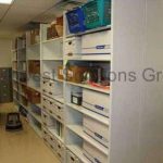 Steel office cabinets furniture backroom shelving