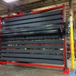 Steel pipe tubing bar stock vertical automated storage lift