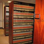 Steel shelving law firm book shelves library furniture
