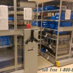 Sterile core compact mobile wire racks storage