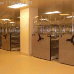 Sterile core hospital supply storage shelving