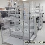 Sterile core instrument medical storage compact mobile racks