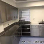 Storage casework cabinets shelves counters stainless steel