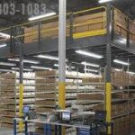 Storage mezzanine warehouse shelving inventory
