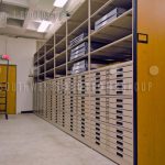 Storage shelving library storage flat file storage