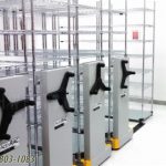 Storage shelving racks hand crank high density