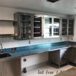 Storage stainless steel cabinets casework counters