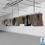 Storage system vertical lift garment liftnstore