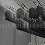 Storing hanging garment racks ceiling mounted lifts