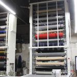 Storing large fabric rolls textile upholstery