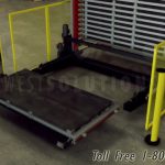 Storing transporting cart steel plates