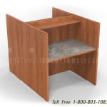 Study carrels 2 wood libary furniture