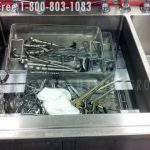 Surgical instruments needing sanitized disinfected post op