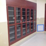 Surgical suite storage cabinets thermofoil glass doors medical products