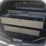 Suv ford piu police car trunk gun locker safes