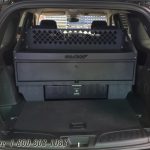 Suv sedan police vehicle trunk gun lockers