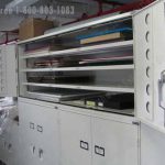 Tall museum cabinet wide storage sealed doors adjustable shelves compact racks