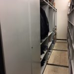 Tcu sports medicine storage rack system moving shelving