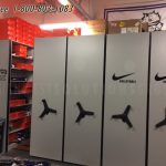 Tcu volleyball storage system shoe storage space saver rack