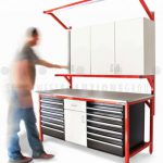Tech lab furniture bench drawers secure