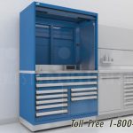 Technical workbench stations tool drawers