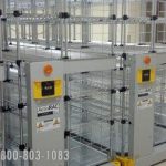 Temperature controlled storage shelving activrac cooler storage warehouse