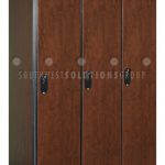 Temporary secure storage lockers for hotels