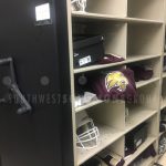 Texas state athletic equipment storage system racks