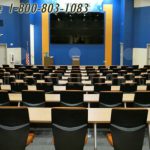 Theater auditorium seating desks tables concert conference room