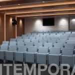 Theater lecture hall seating fixed chairs