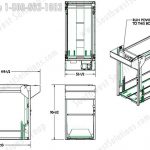 Three bed hospital storage lift dimensions