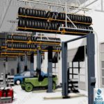Tire storage lift liftnstore system
