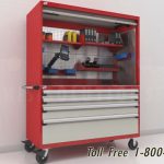 Tool drawer workbench cabinets locking doors