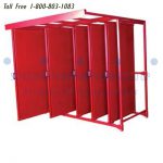 Tool storage pull out rack shadowing