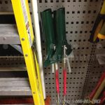 Tool storage wall pegboard parts racks