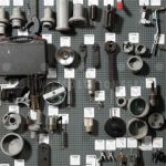 Tools parts pegboard steel rack organize shadow