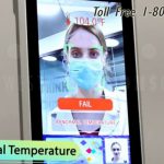 Touchless temperature scanner