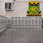 Uniform locker storage military deployment ready gear