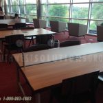 University library furniture study reading tables