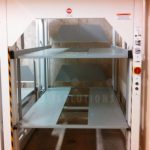 Vertical automatic bed gurney stretcher storage lifts