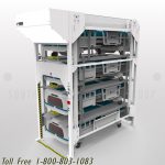 Vertical bed lifter stacking hospital beds stretchers ssg st433 45x