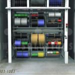 Vertical cabling reels carousels racks