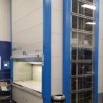 Vertical lift automated storage retrieval warehouse management