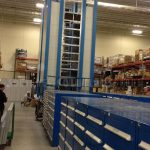 Vertical lift shuttle unit professional services installation