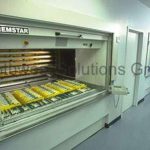 Vertical modules vlm asrs storage automated kitting