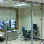 View series glass office wall partition swingdoor slidingdoor