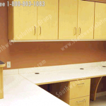 Wall cabinets casework counter units movable millwork furniture