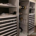Wall drawer shelving tool crib parts equipment storage