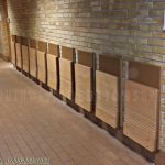 Wall fold down seats healthcare hospital waiting rooms